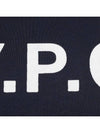 Logo Print Crew Neck Short Sleeve T-Shirt Navy - A.P.C. - BALAAN 5