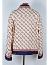 Logo printed cotton twill jacket 52 105 - GUCCI - BALAAN 4