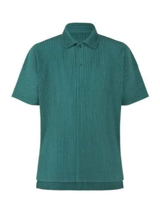 HOMME PLISSE 24 MC MAY POLO HP46JM121 63 pleated shirt - ISSEY MIYAKE - BALAAN 1