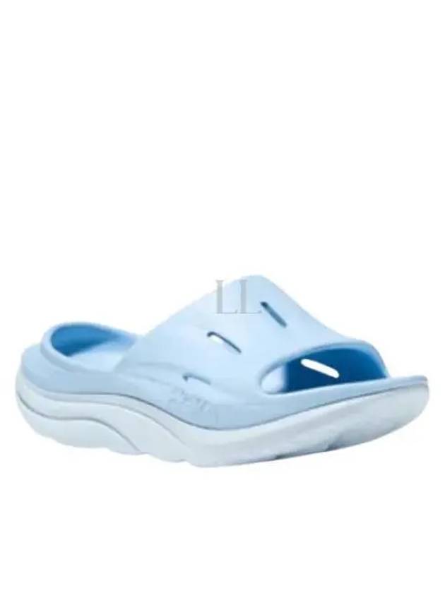 Ora Recovery Slide 3 Slippers Blue - HOKA ONE ONE - BALAAN 2