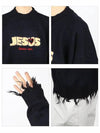 Jesus Loves You Destroyed Knit Top Navy - VETEMENTS - BALAAN 4