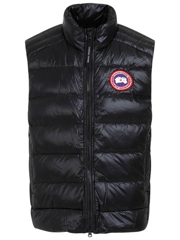 Crofton Logo Patch Padded Vest Black - CANADA GOOSE - BALAAN 2