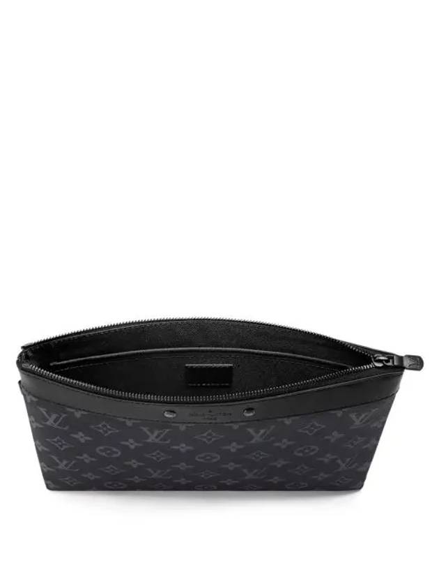 Pochette To Go Monogram Eclipse Clutch Bag Black - LOUIS VUITTON - BALAAN 5