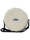 Fleece Round Pouch Cross Bag Cream - OFFGRID - BALAAN 1