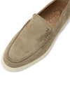 Suede Slipper Loafers Grey - TOD'S - BALAAN 8