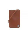 Fox Head Leather Messenger Cross Bag Brown - MAISON KITSUNE - BALAAN 2