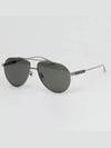 Eyewear Logo Aviator Sunglasses Silver - GUCCI - BALAAN 3