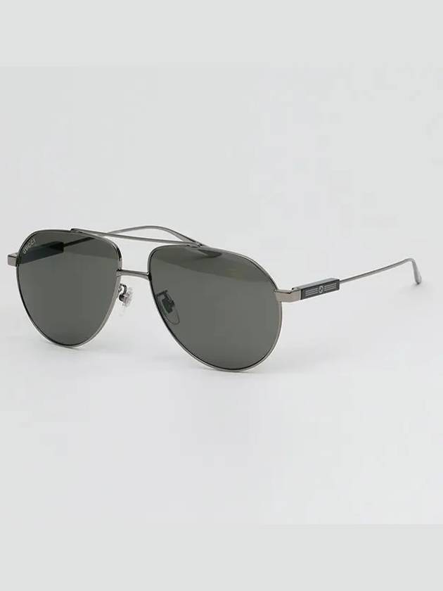 Eyewear Logo Aviator Sunglasses Silver - GUCCI - BALAAN 7