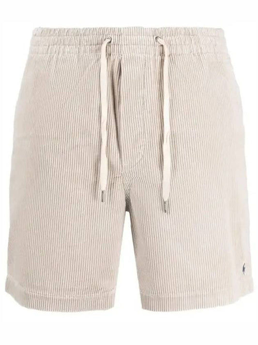 Cordyroy Prepster Shorts Beige - POLO RALPH LAUREN - BALAAN 2