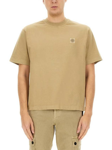 T-SHIRT WITH LOGO - STONE ISLAND - BALAAN 1