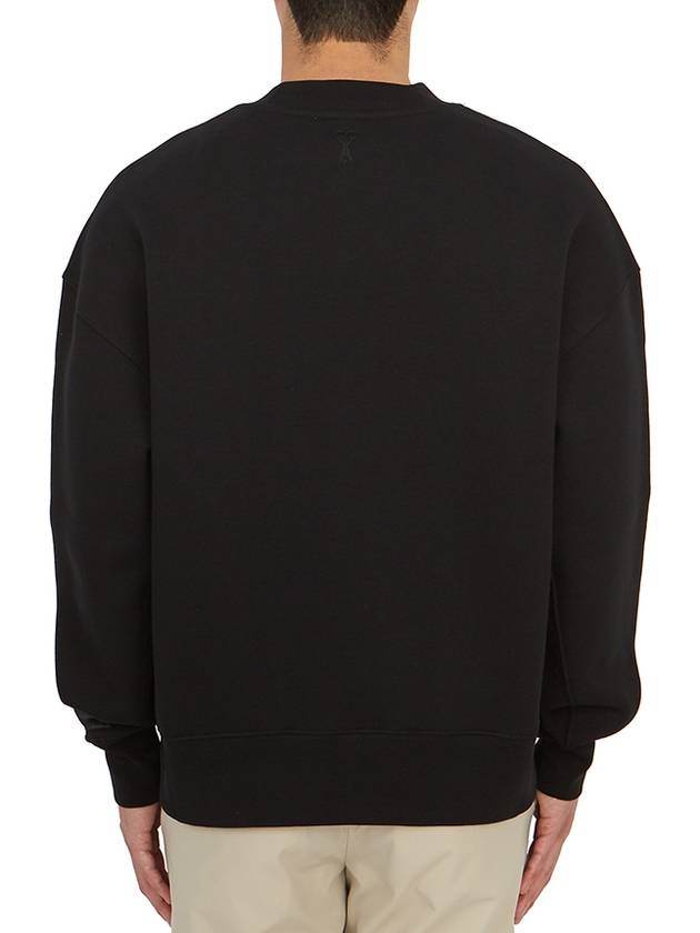 Alexandre Mattiussi Embroidered Logo Sweatshirt Black - AMI - BALAAN 5