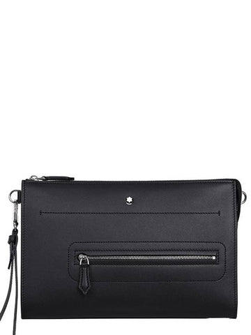 Black Soft Meisterst ck Zipper Clutch 130047 00005 - MONTBLANC - BALAAN 1