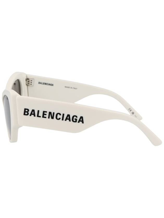 sunglasses BB0259S 003 003 WHITE WHITE GRAY - BALENCIAGA - BALAAN 4