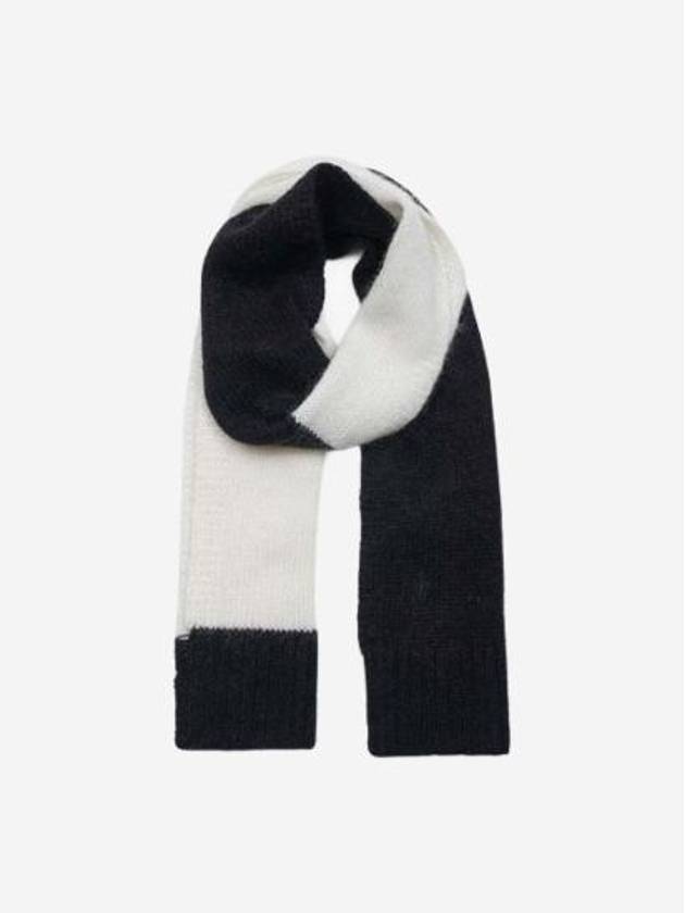 Color Block Muffler White Black - JW ANDERSON - BALAAN 2