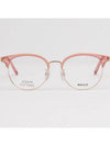 Glasses frame BY5049D 074 transparent lower gold frame round Asian fit - BALLY - BALAAN 3