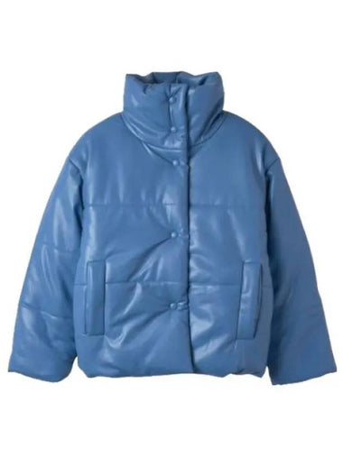 Nanushka hide jacket blue - NANUSHKA - BALAAN 1