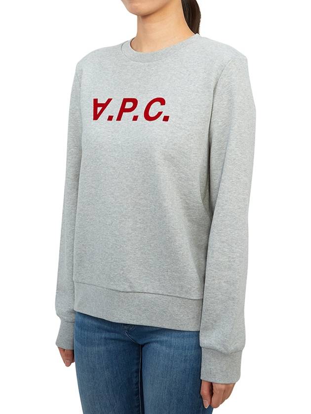 VPC Logo Sweatshirt Light Grey - A.P.C. - BALAAN 5