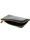 Embossed Logo Leather Card Wallet Black - JIL SANDER - BALAAN 6