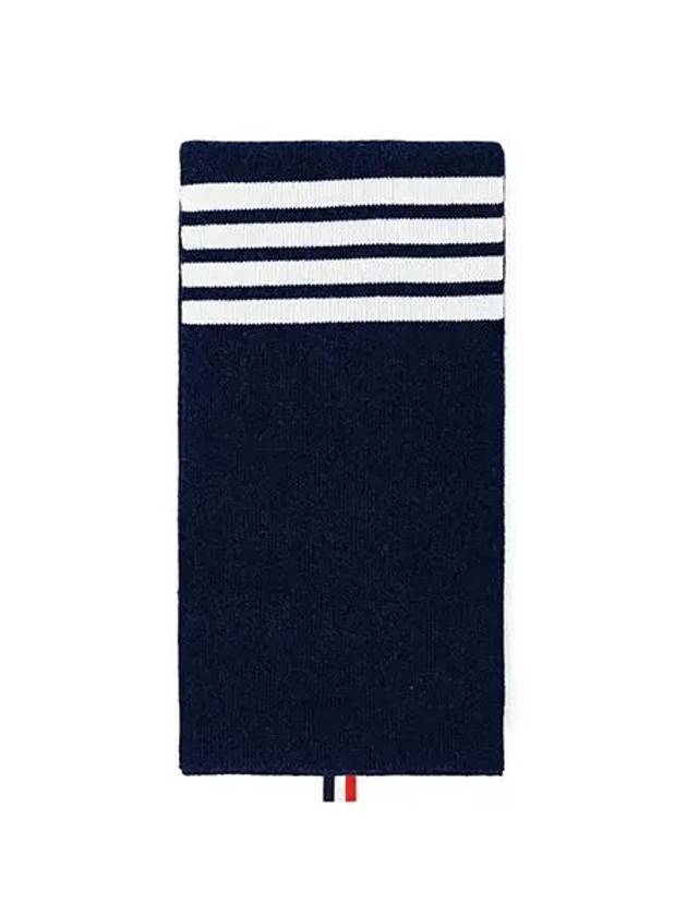 Striped Cashmere Muffler Navy - THOM BROWNE - BALAAN 3