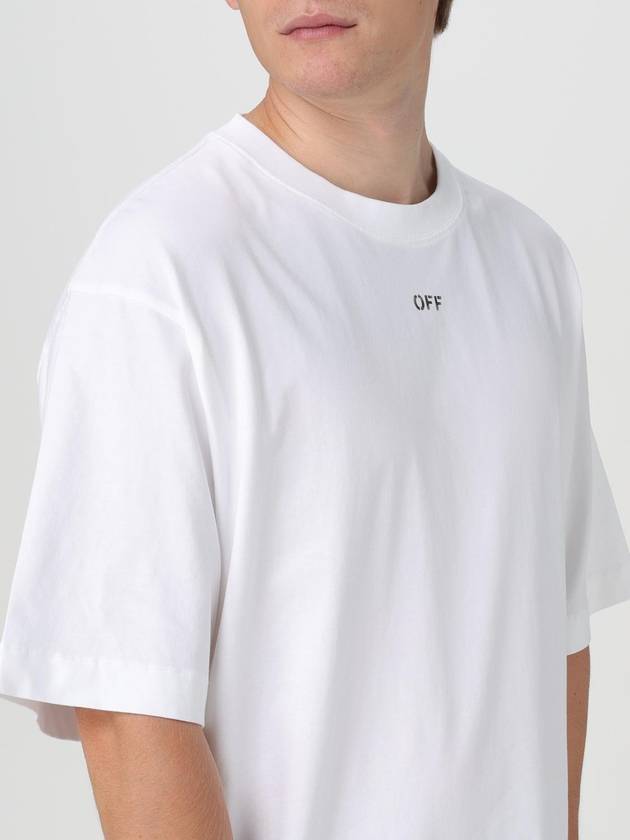 Logo Cotton Jersey Short Sleeve T-Shirt White - OFF WHITE - BALAAN 6