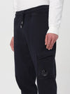 Diagonal Fleece Cargo Track Pants Navy - CP COMPANY - BALAAN 5