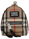 Vintage Check Backpack Charm Beige - BURBERRY - BALAAN.