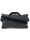 Logo Print Waxed Cross Bag Black - CP COMPANY - BALAAN 4