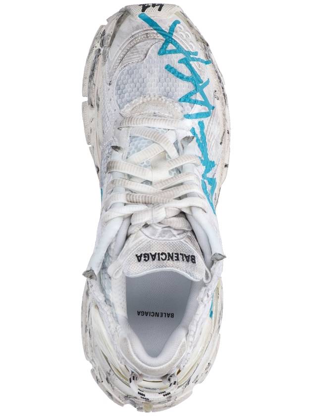 Runner Graffiti Low Top Sneakers White - BALENCIAGA - BALAAN 6