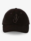 Anchor Logo Corduroy Ball Cap Dark Brown - JW ANDERSON - BALAAN 2