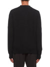 Classic Men's Red Heart Cardigan Black P1N0081 - COMME DES GARCONS - BALAAN 4