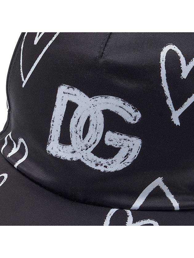 DG Logo Print Ball Cap Black - DOLCE&GABBANA - BALAAN 7