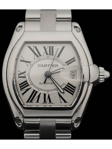 W62025V3 39MM Steel Automatic Roadster De Large Men s Watch - CARTIER - BALAAN 1