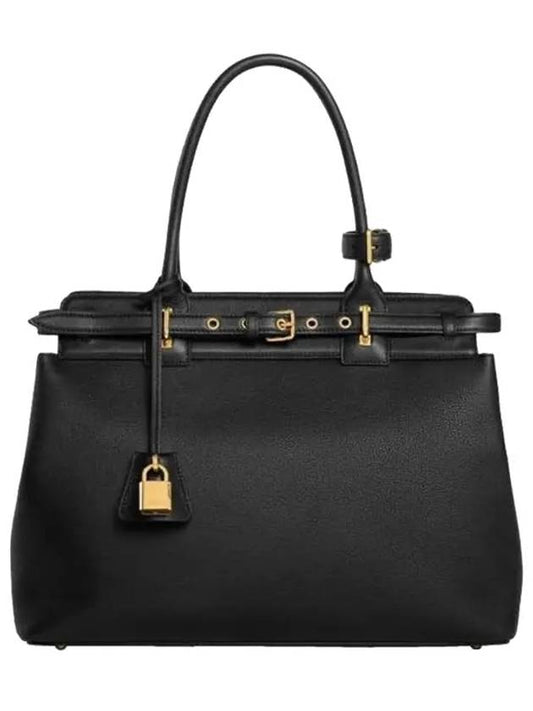 Conti Supple Calfskin Tote Bag Black - CELINE - BALAAN 2