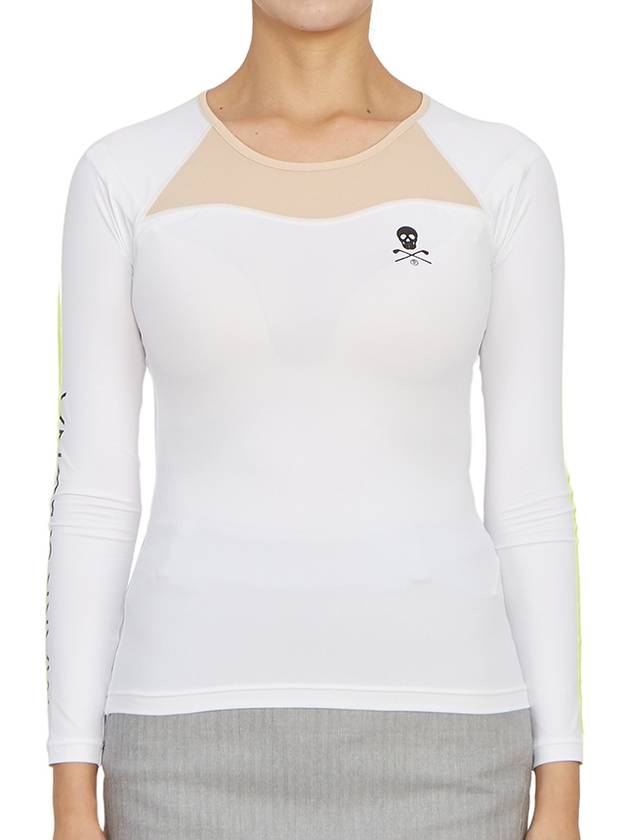 Golf wear women s innerwear long sleeve t shirt MLW 3A AU04 WHITE - MARK & LONA - BALAAN 2