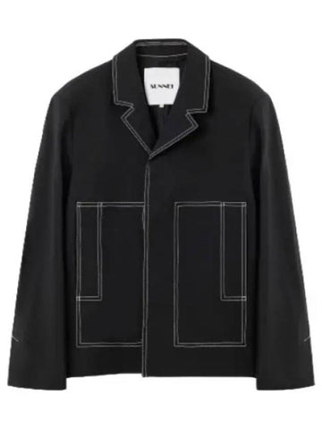 Utility Blazer Jacket Black Suit - SUNNEI - BALAAN 1