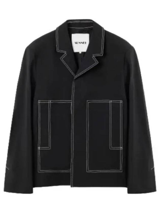 Utility Blazer Jacket Black Suit - SUNNEI - BALAAN 1