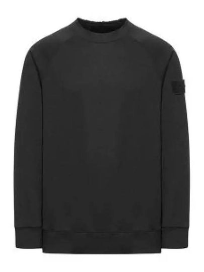 Compass Badge Sweatshirt Black - STONE ISLAND - BALAAN 2