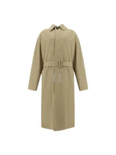 Light Cotton Twill Trench Coat Beige - BOTTEGA VENETA - BALAAN 2