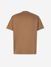 Logo Print Organnic Cotton Short Sleeve T-Shirt Brown - BURBERRY - BALAAN 3