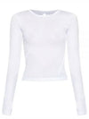 Twist Long Sleeve Long Sleeve T-Shirt White - HELMUT LANG - BALAAN 2