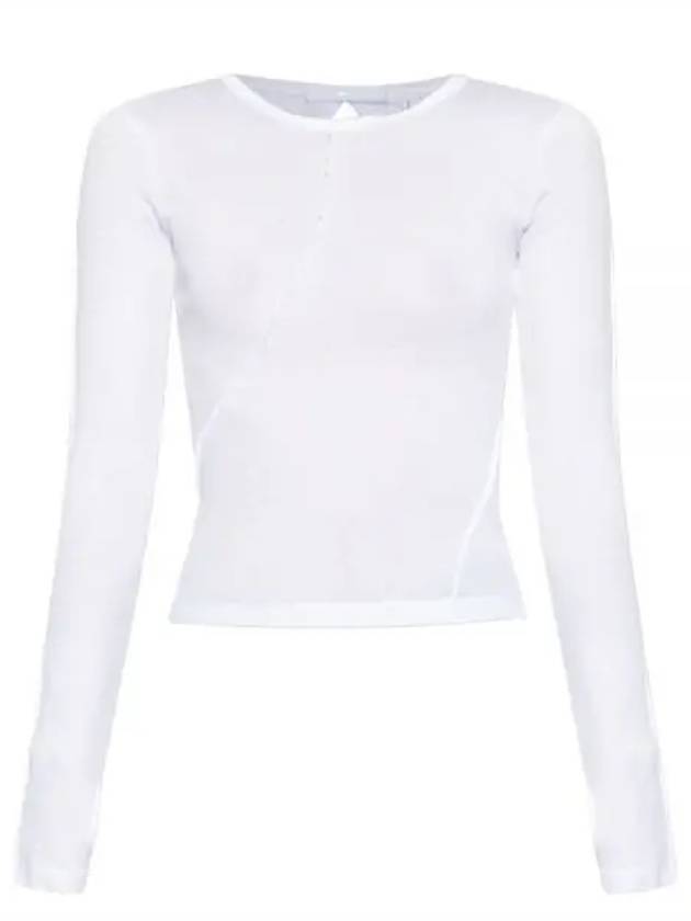 Twist Long Sleeve Long Sleeve T-Shirt White - HELMUT LANG - BALAAN 2