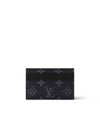 Monogram Eclipse Double Card Wallet Black - LOUIS VUITTON - BALAAN 9