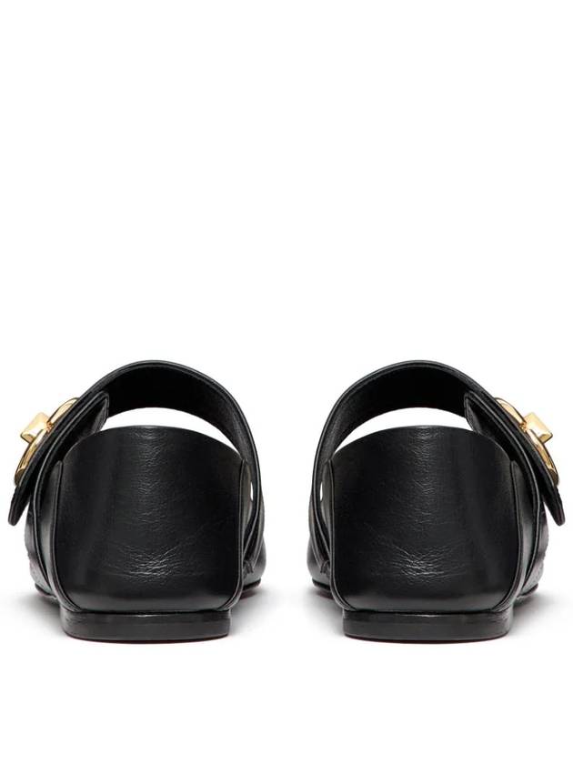 Valentino Garavani Flat shoes Black - VALENTINO - BALAAN 3