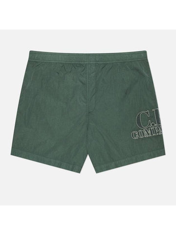 Eco Chrome R Swim Shorts Green - CP COMPANY - BALAAN 1