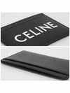 Lettering Logo Printing Card Wallet Black - CELINE - BALAAN 4