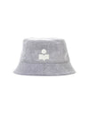 Hailey Denim Bucket Hat Grey - ISABEL MARANT - BALAAN 1