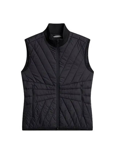 Women s Holma Quilt Hybrid Golf Vest Black GWOW10873 9999 - J.LINDEBERG - BALAAN 1