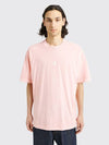 Fissato Effect Compass Embroidery Logo Short Sleeve T-shirt Pink - STONE ISLAND - BALAAN 2