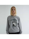 Luster Cat Sweat Shirt Melange Gray - LE SOLEIL MATINEE - BALAAN 3