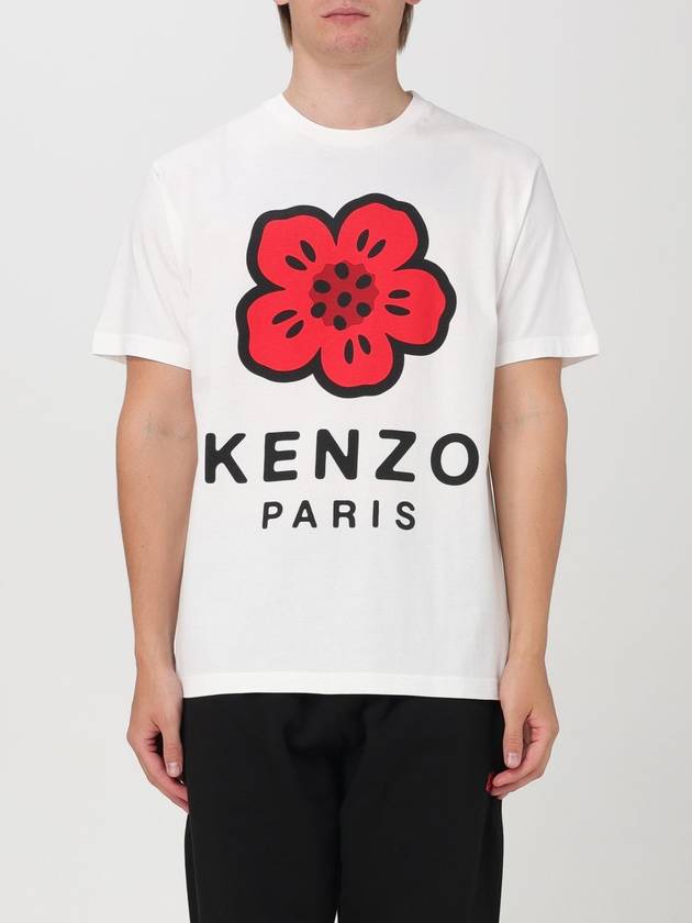 T-shirt Kenzo in cotone con logo - KENZO - BALAAN 1